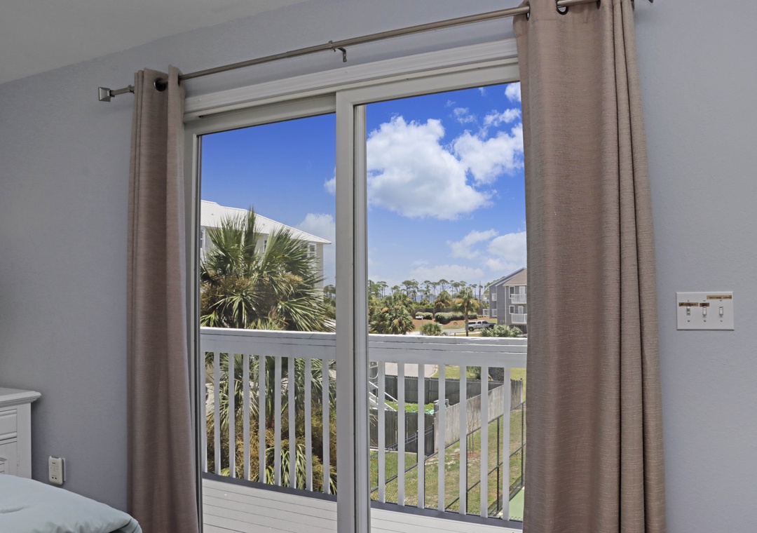 Bedroom 2 - View onto Deck
