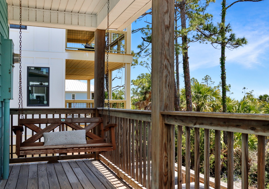 Beach View Deck with Swing
