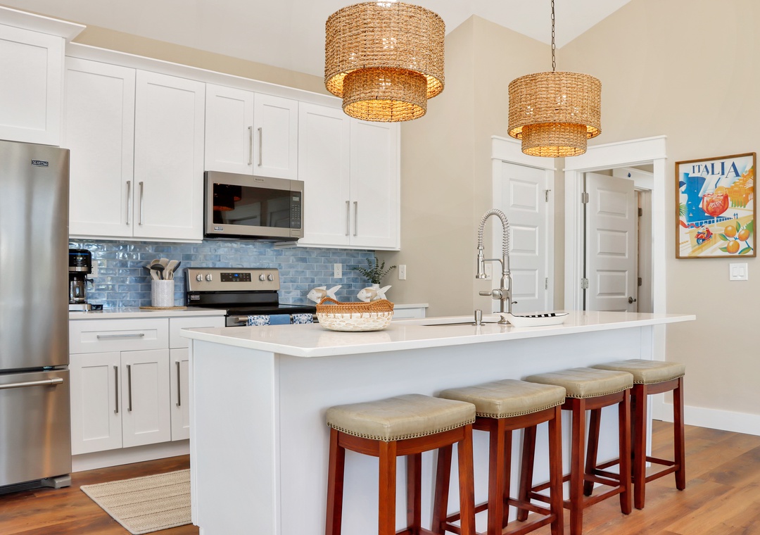 Kitchen with Bar Seating