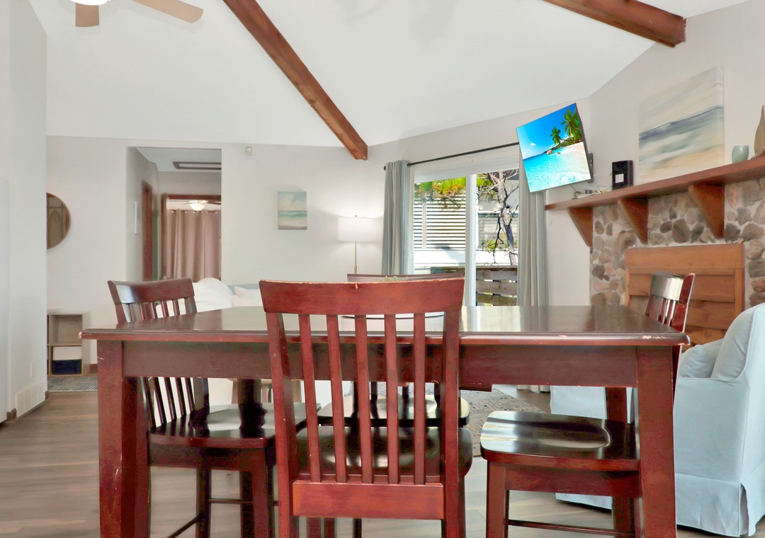 Dining Area and Living Room