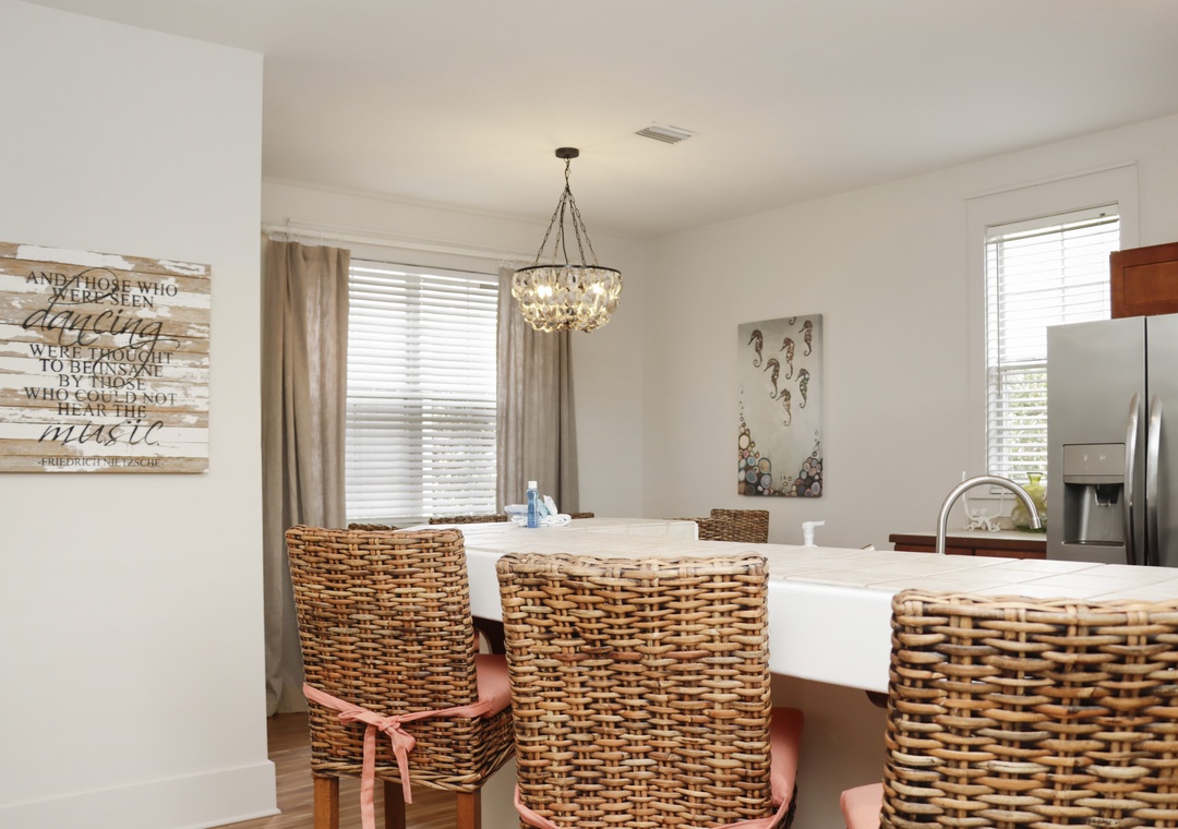 Bar Seating in Kitchen