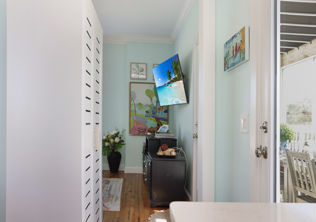 Hallway to Living Room from Kitchen