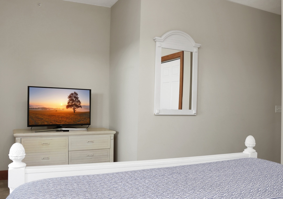 Bedroom 1 with TV