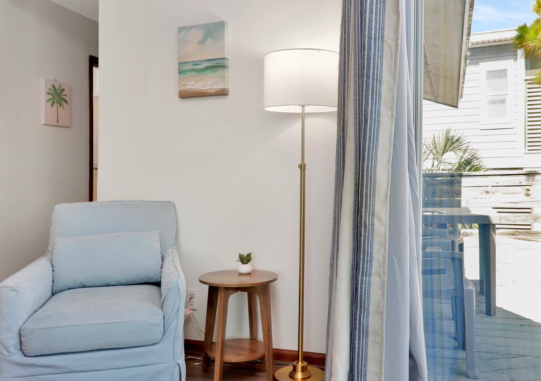 Beach Front Sitting Area