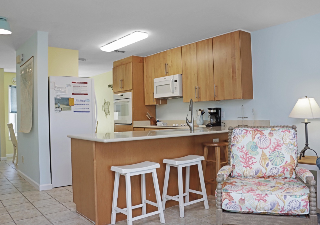 Kitchen with Bar Seating