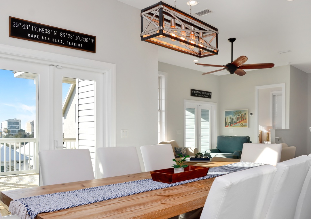 Dining Area and Living Room