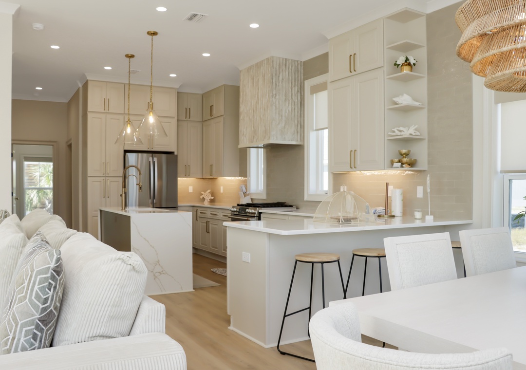 Living Dining and Kitchen