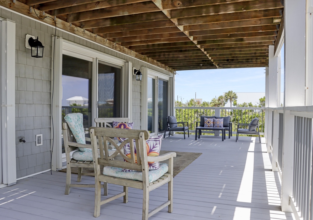 First Floor Covered Deck