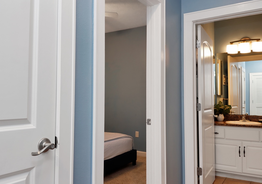 Bedroom 3 and Full Bathroom