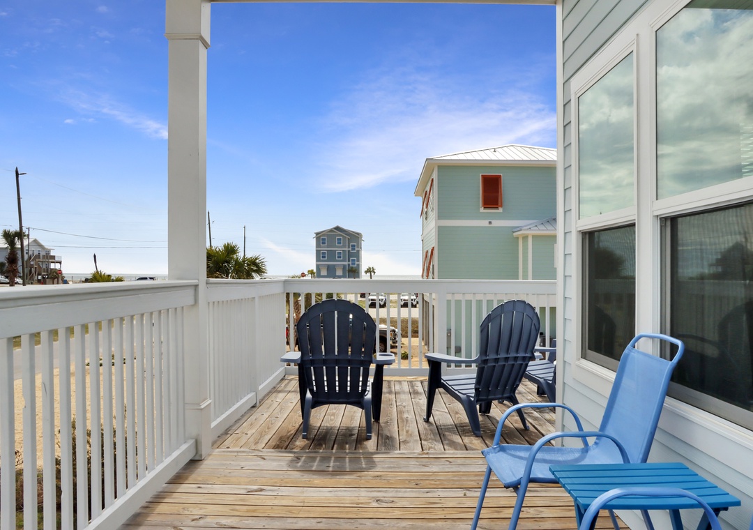 Covered Roadside Deck