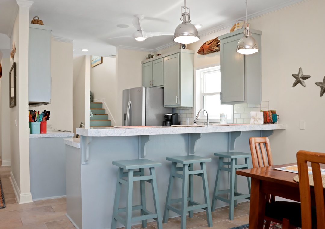 Kitchen with Bar Seating