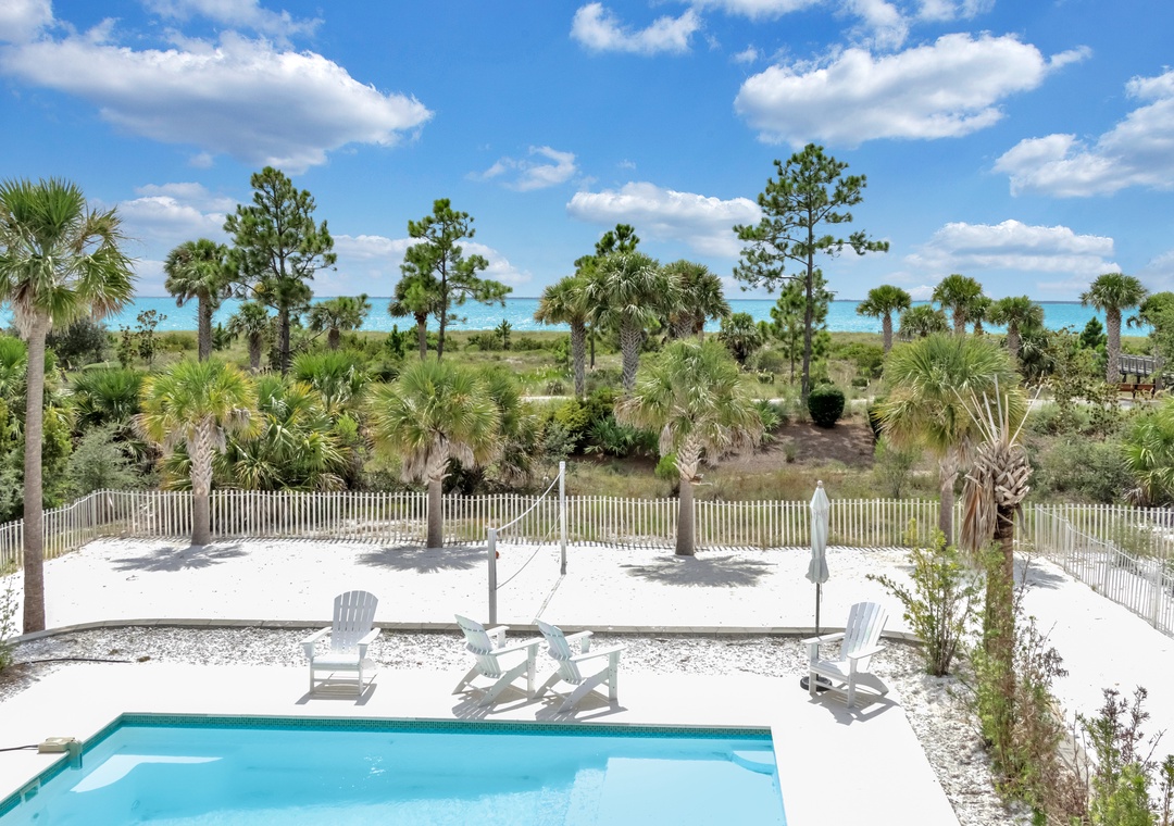 Beach View from Master Bedroom Deck