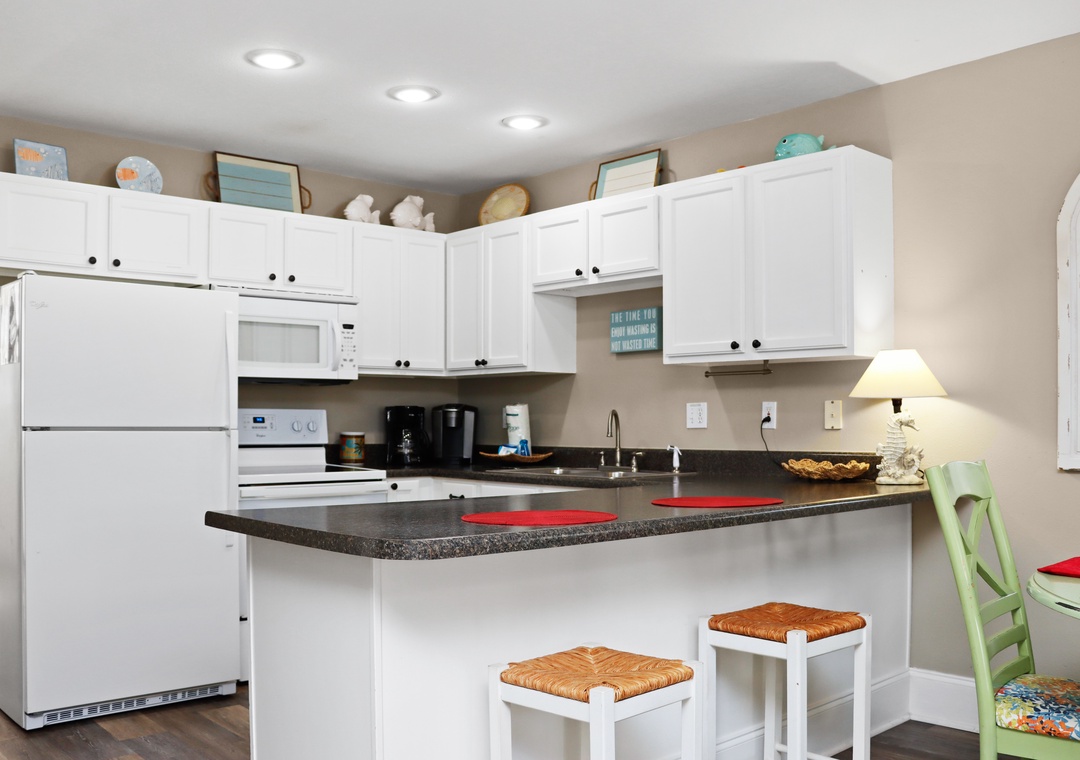 Kitchen with Bar Seating