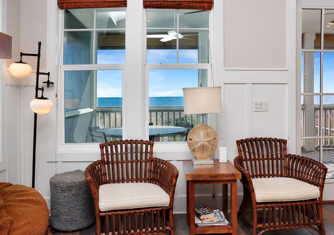 View onto Screened Deck