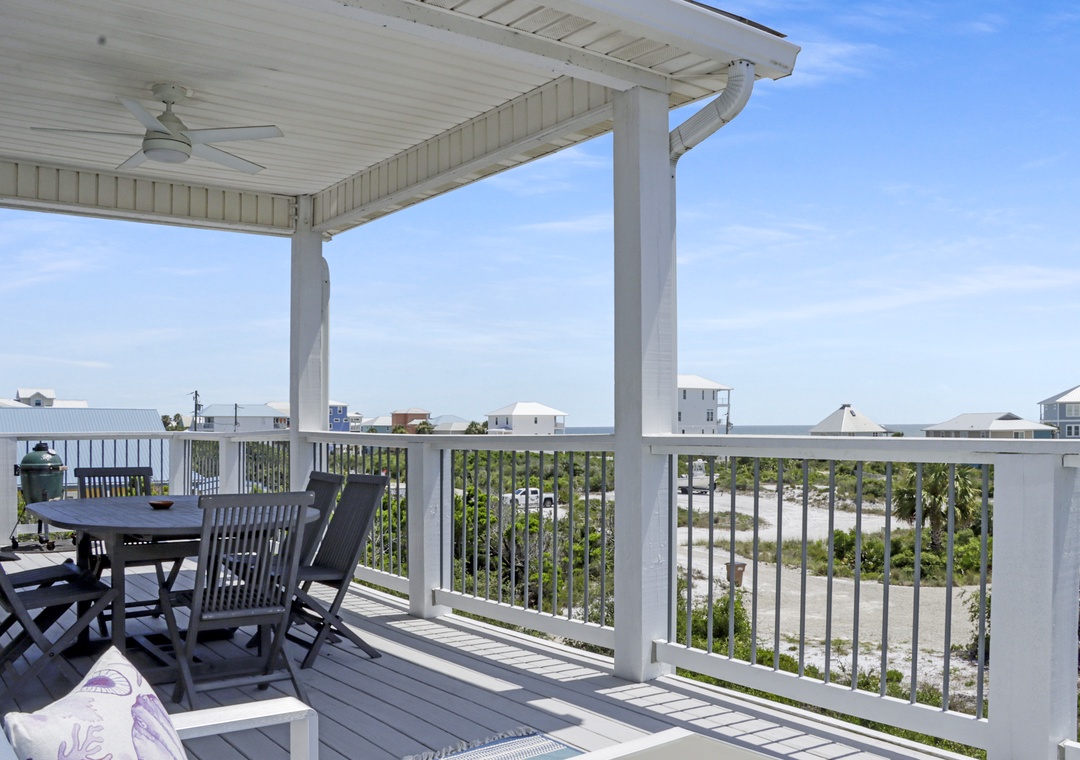 Top Floor Deck - Covered and Open
