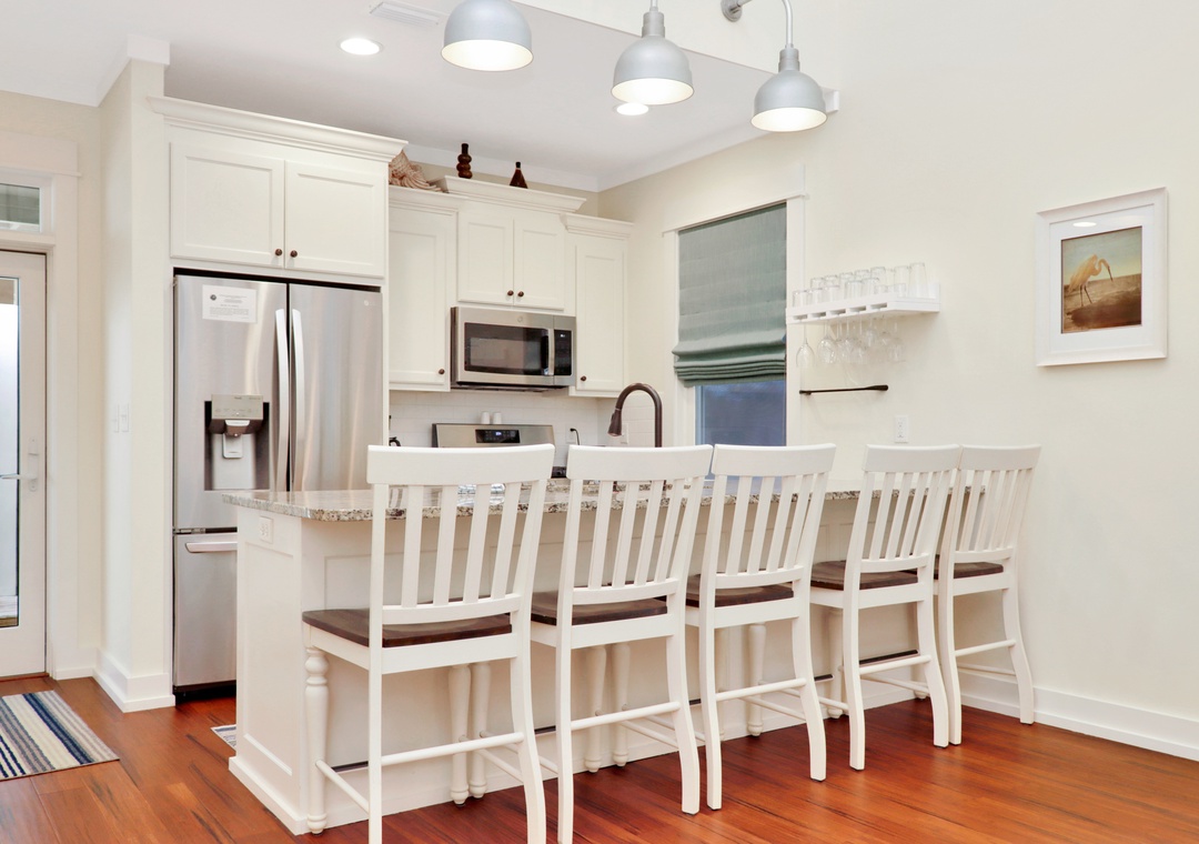 Kitchen with Bar Seating