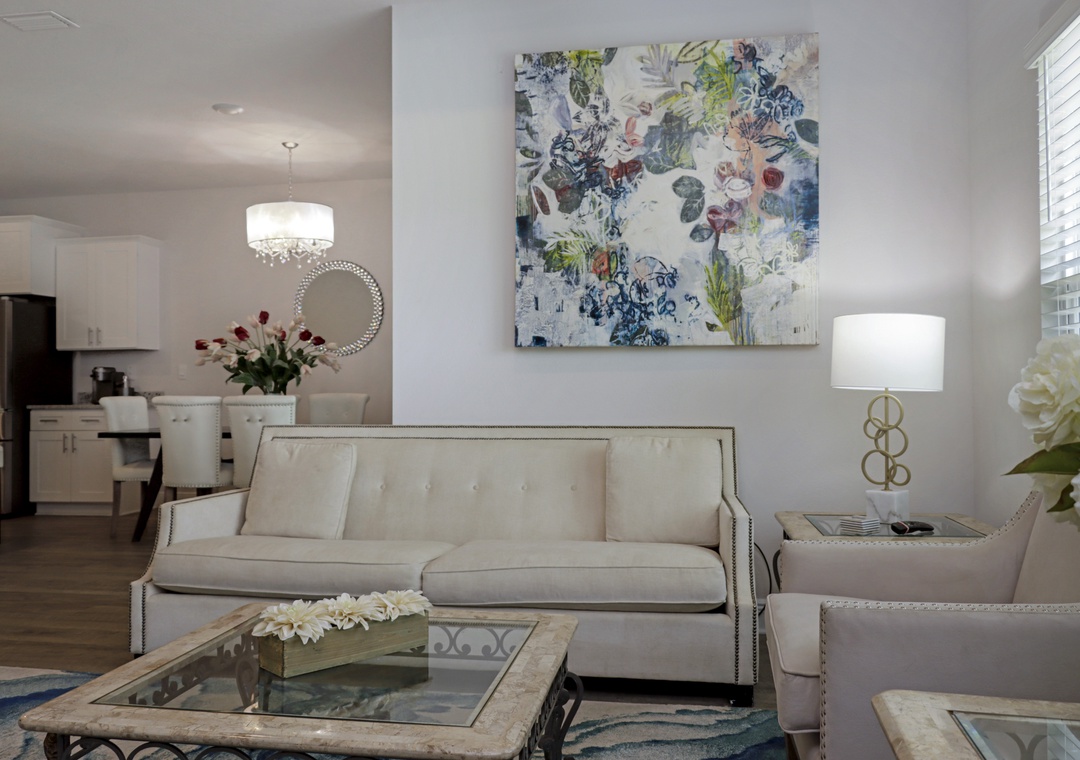 Living Room and Dining Area
