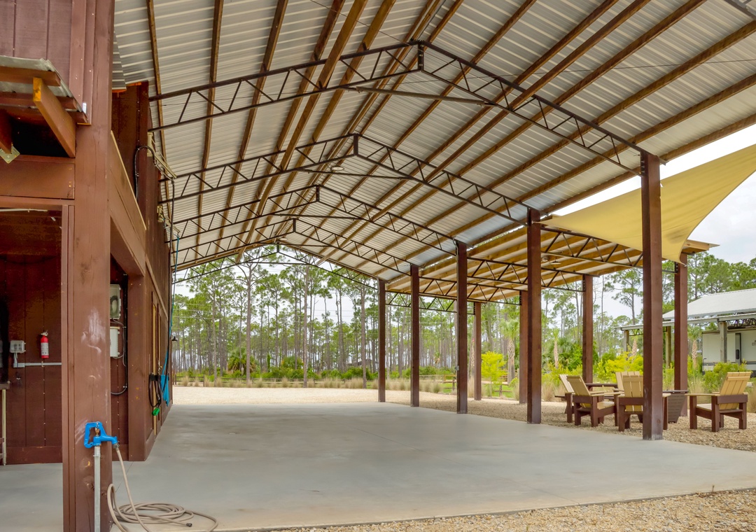 Large Covered RV Parking Space