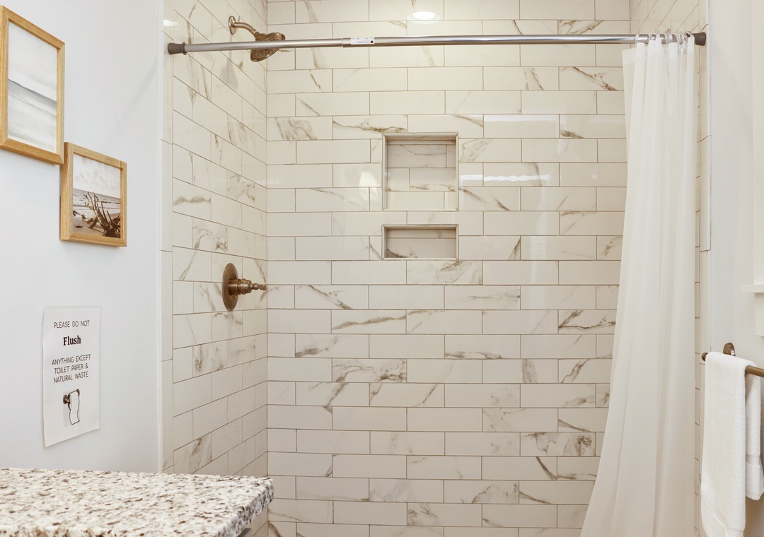 Bedroom 2 - Master Bathroom Shower