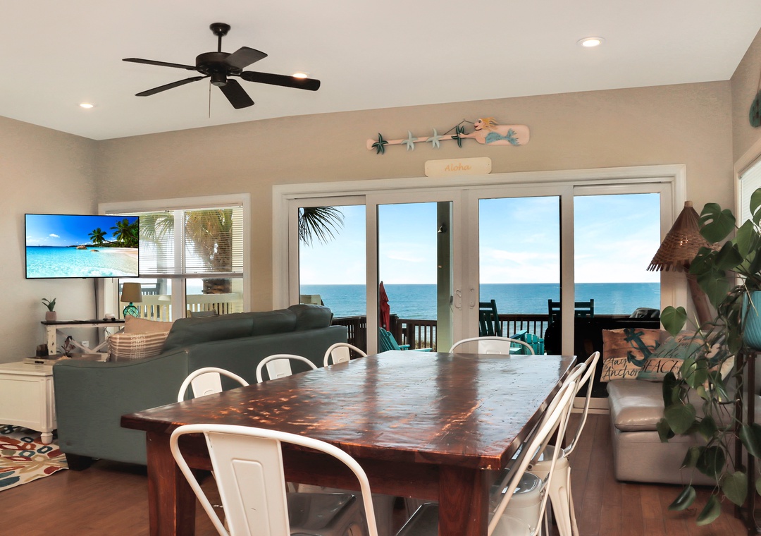 Dining and Living Area View