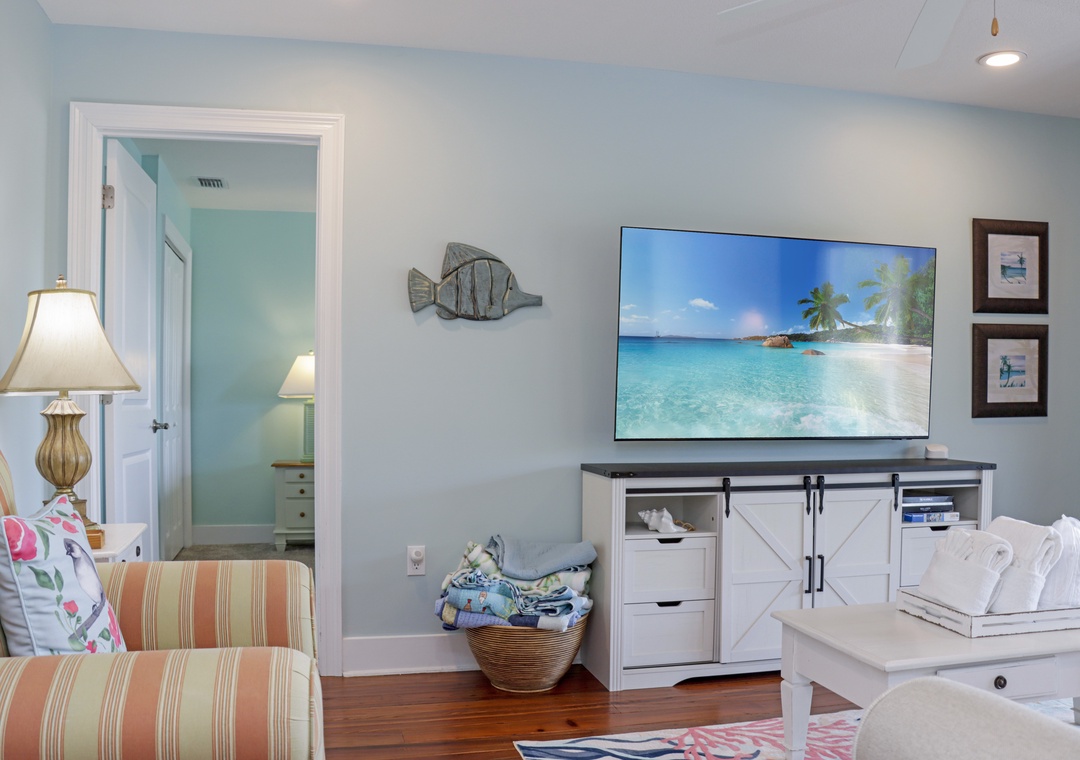 First Floor Living Area and Bedroom 2