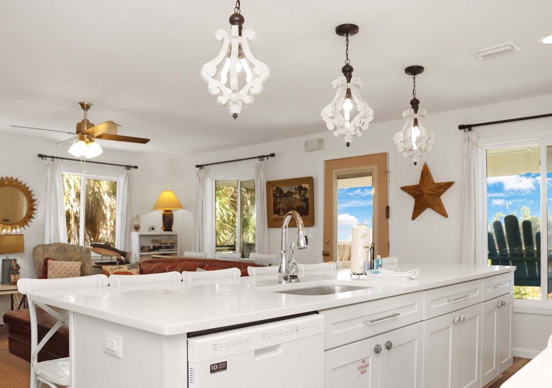 Kitchen and Living Area