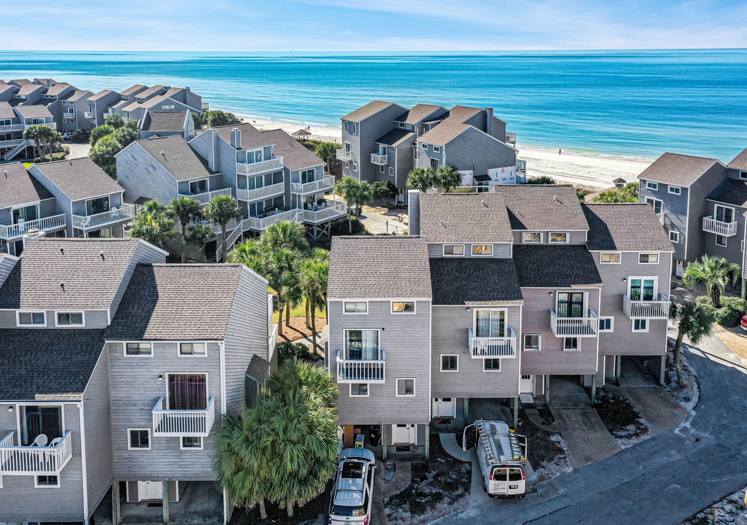 End Unit Townhouse with Gulf View