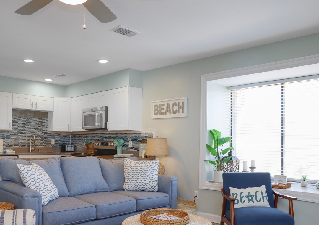 Living Room and Kitchen