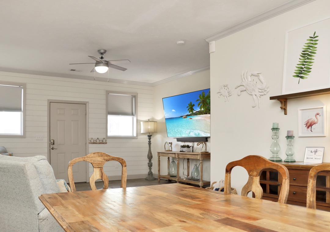 Dining Area and Living Room
