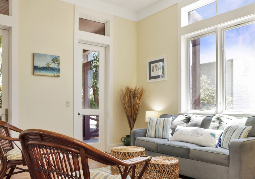 Sitting Area with Sleeper Sofa