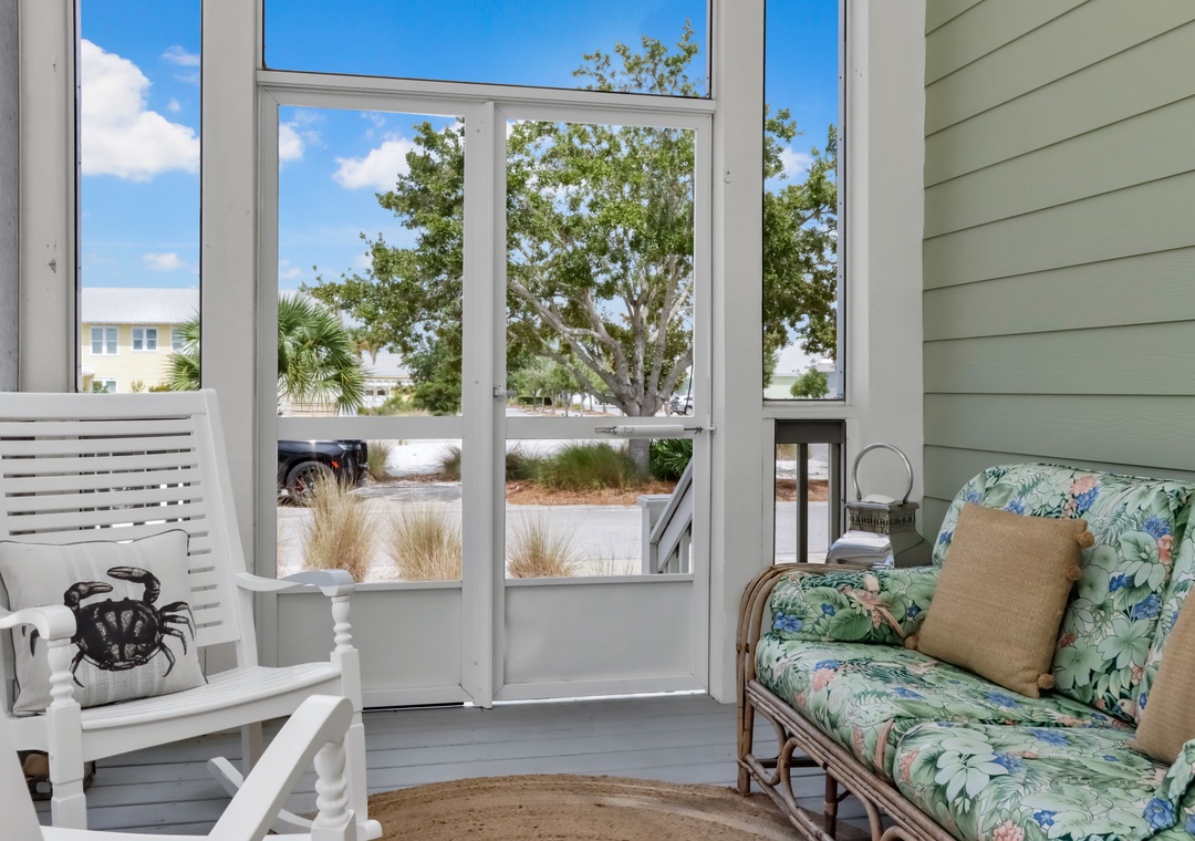 Screened Front Porch