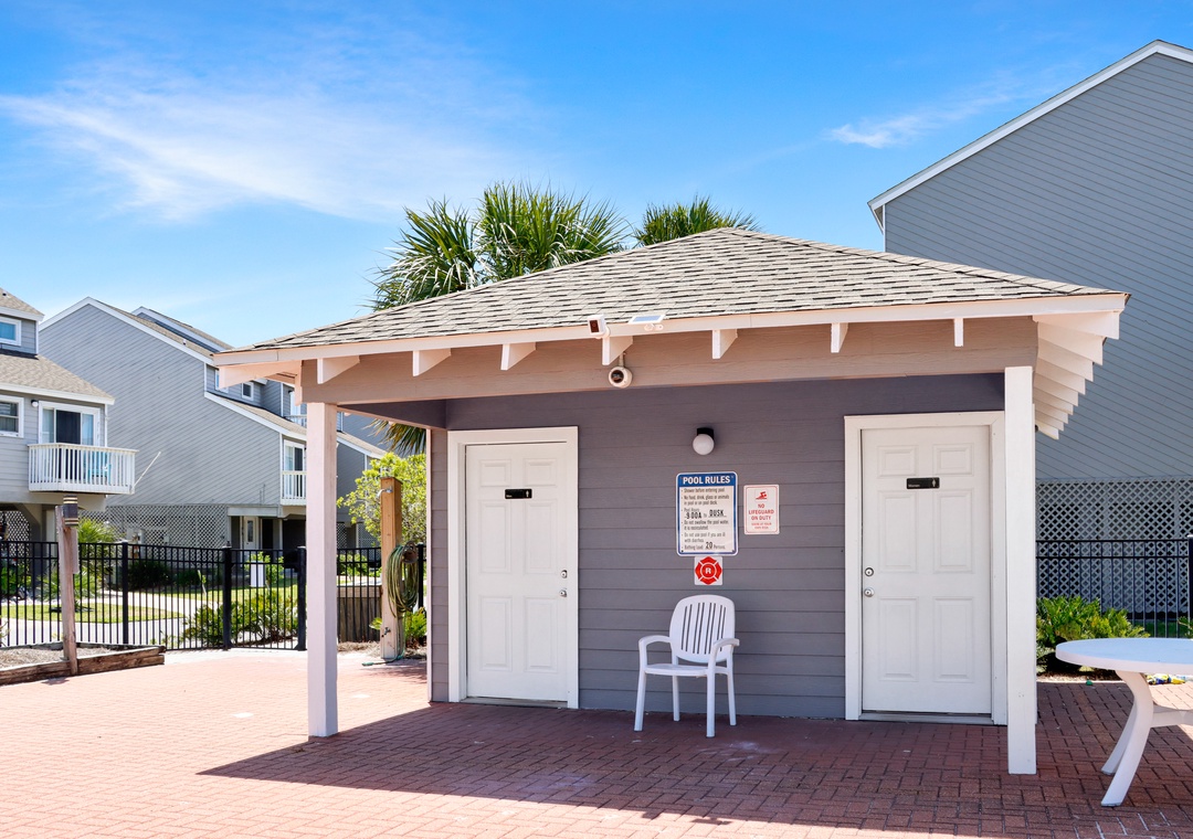 Community Pool Restrooms