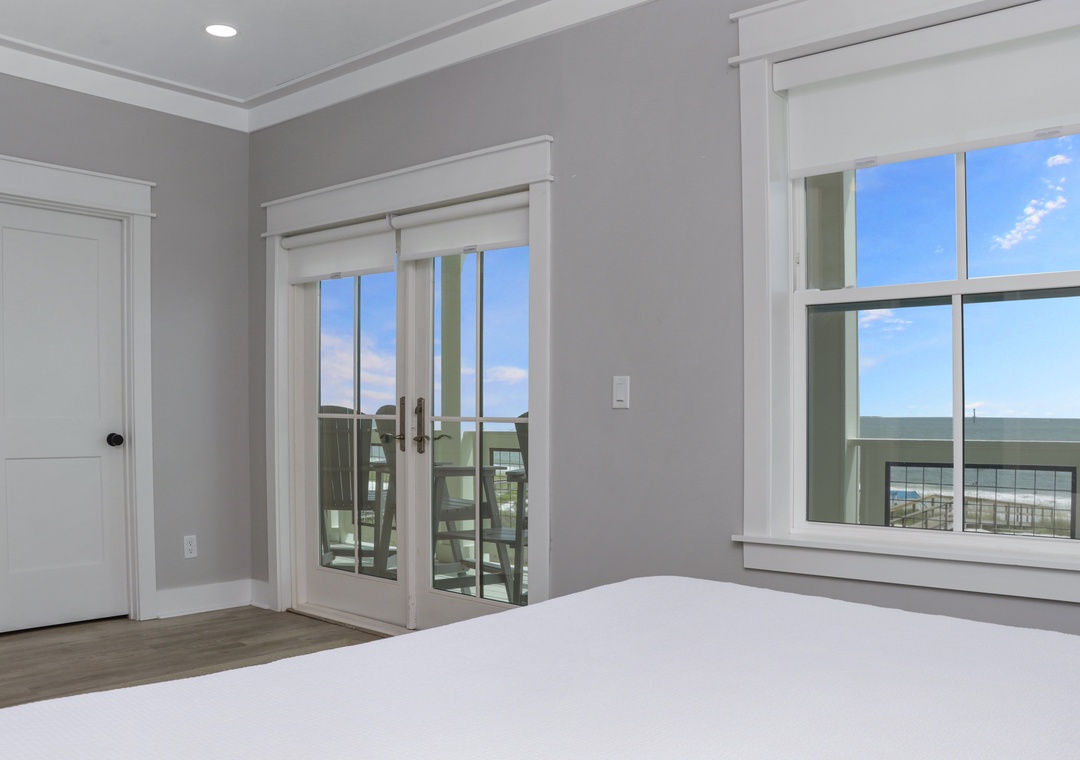 Bedroom 2 - View onto Beach Front Deck