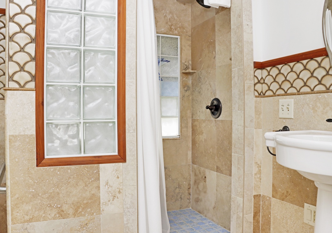 Upstairs Full Bathroom Shower