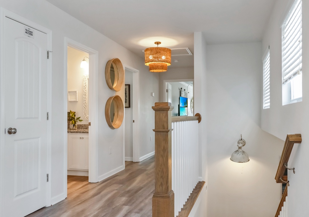Second Level Hallway with Bedrooms
