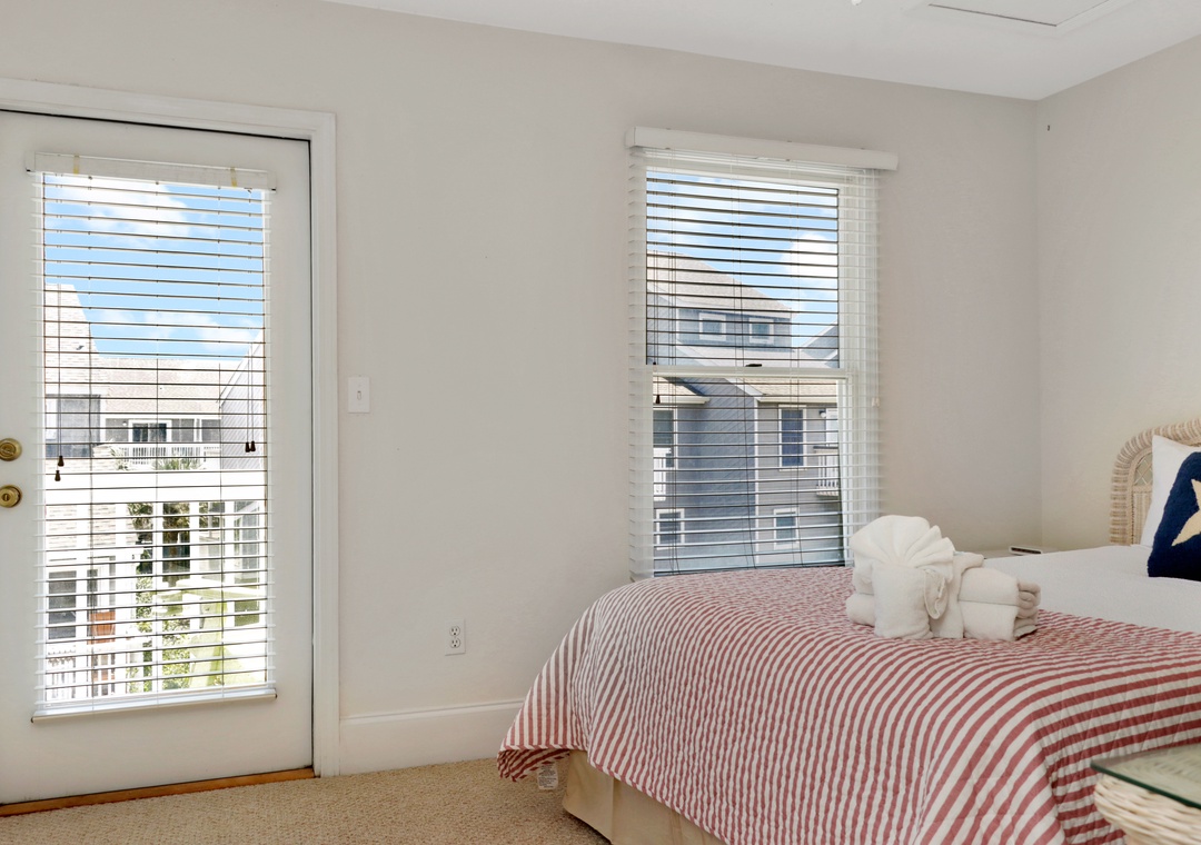 Bedroom 2 with Small Deck