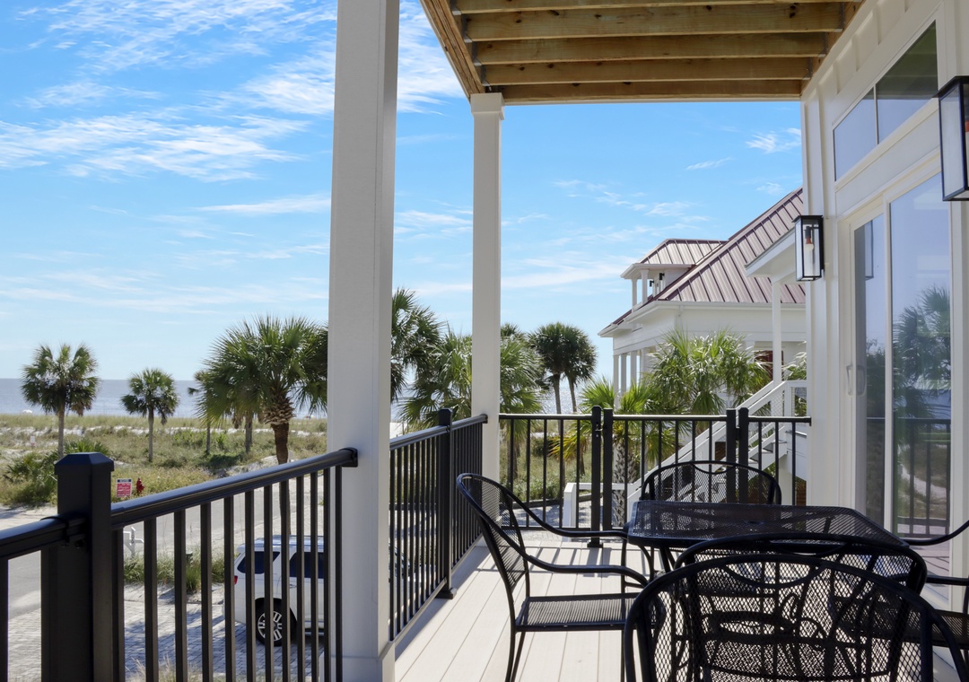 First Floor Deck with Outdoor Dining