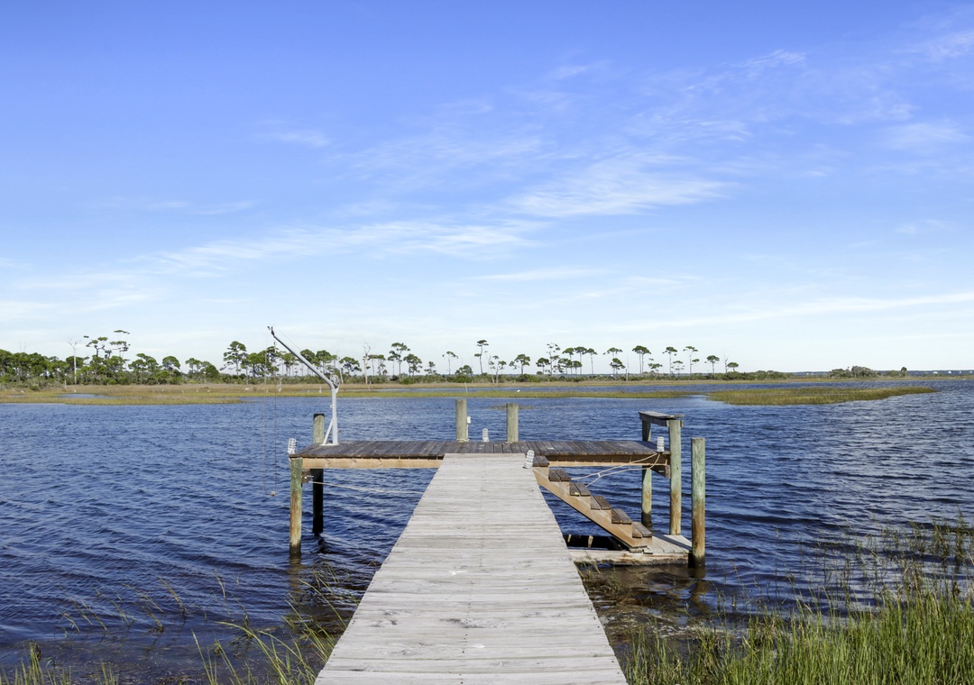 Kayak Launch into Bay from Dock