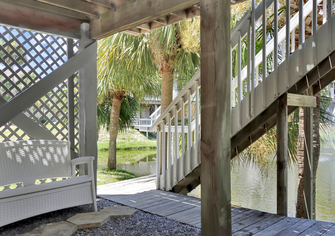 Sitting Area Under House