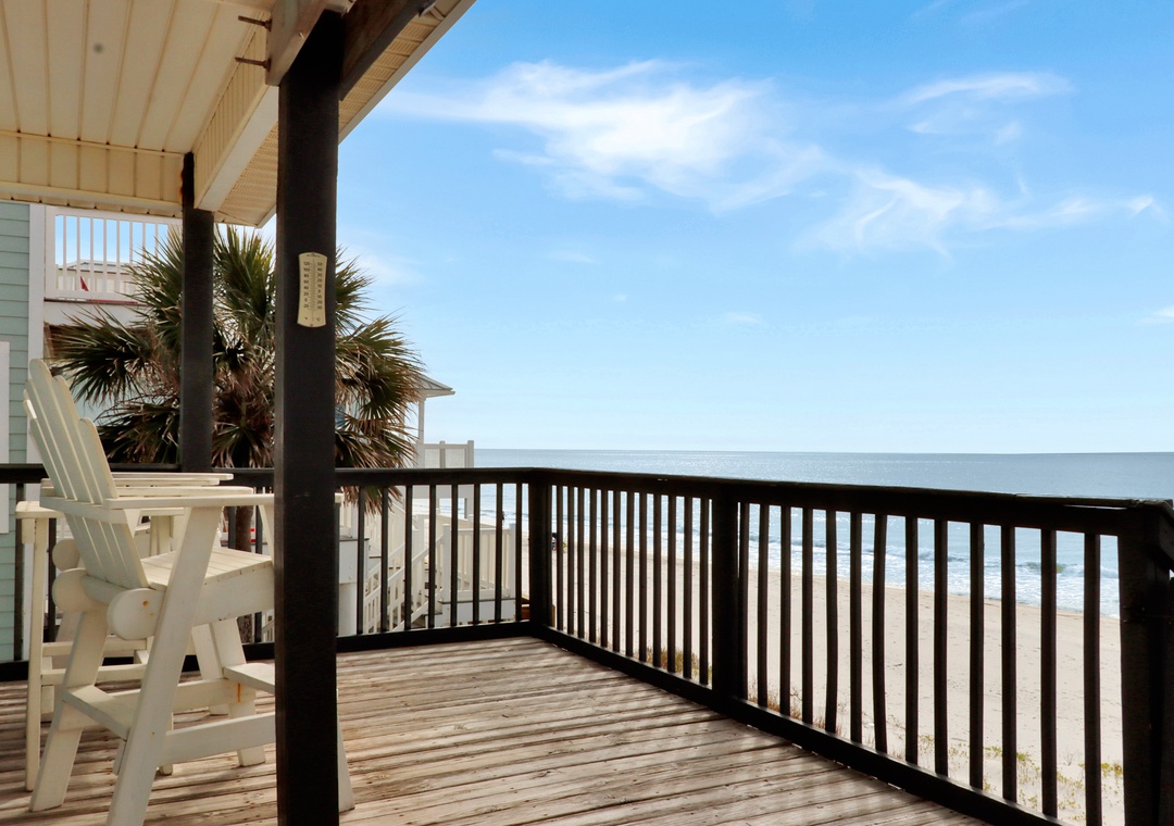Beachfront Deck - Covered and Open