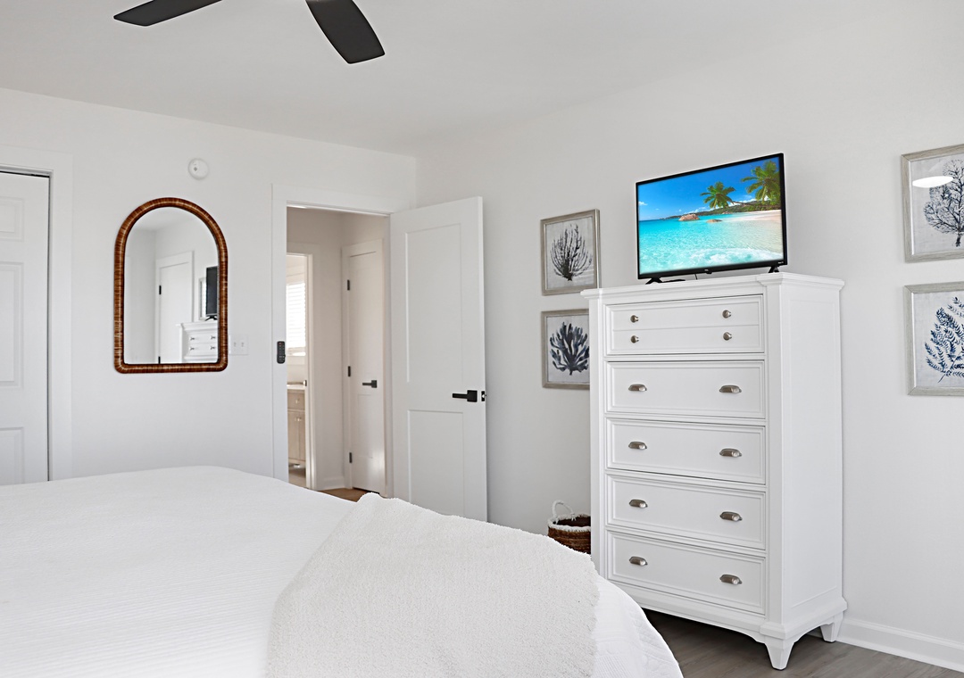 Master Bedroom with TV