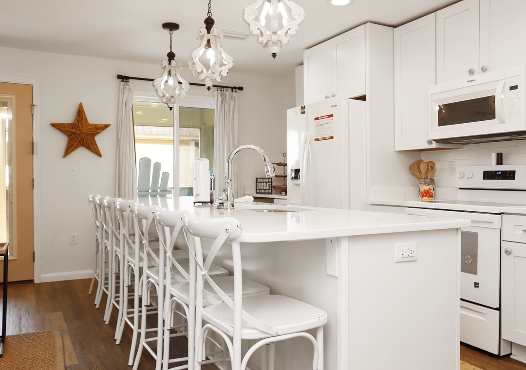 Kitchen with Bar Seating