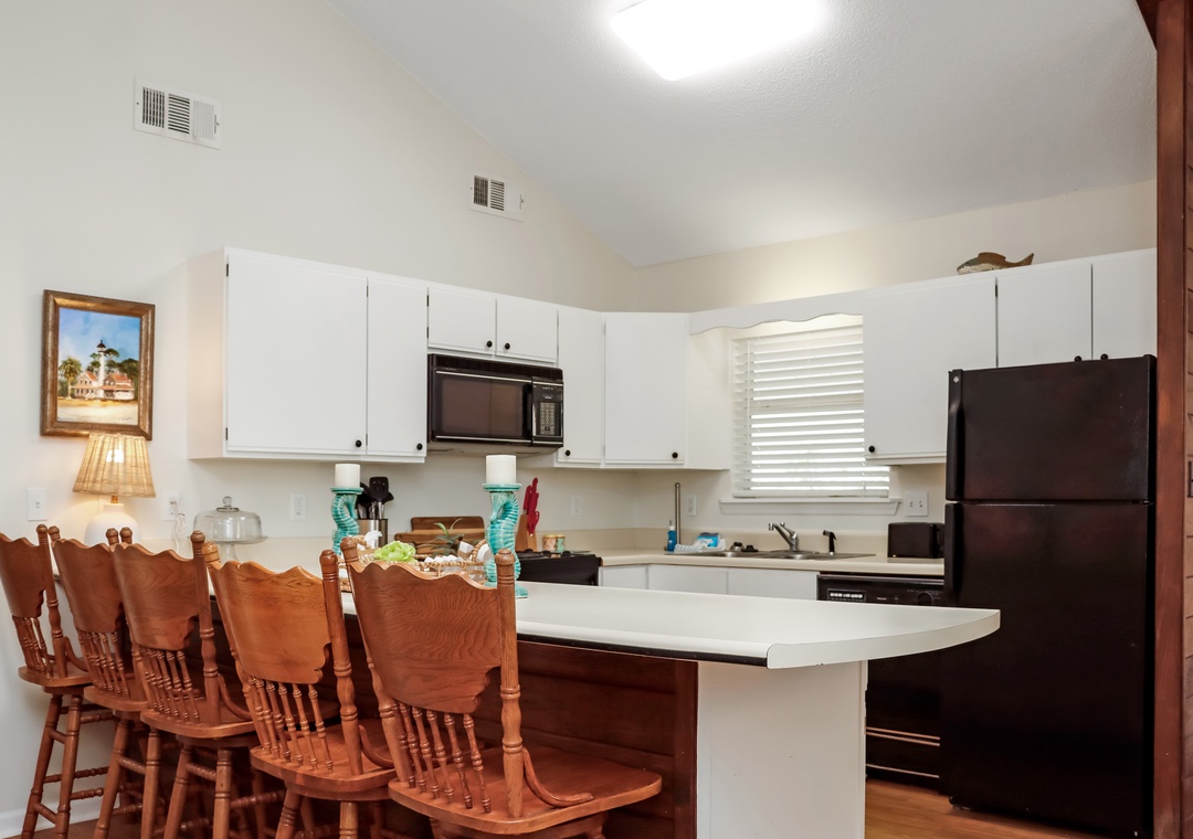 Kitchen with Bar Seating