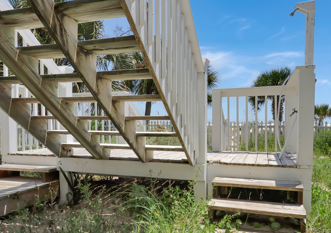 Beach Front Outdoor Shower