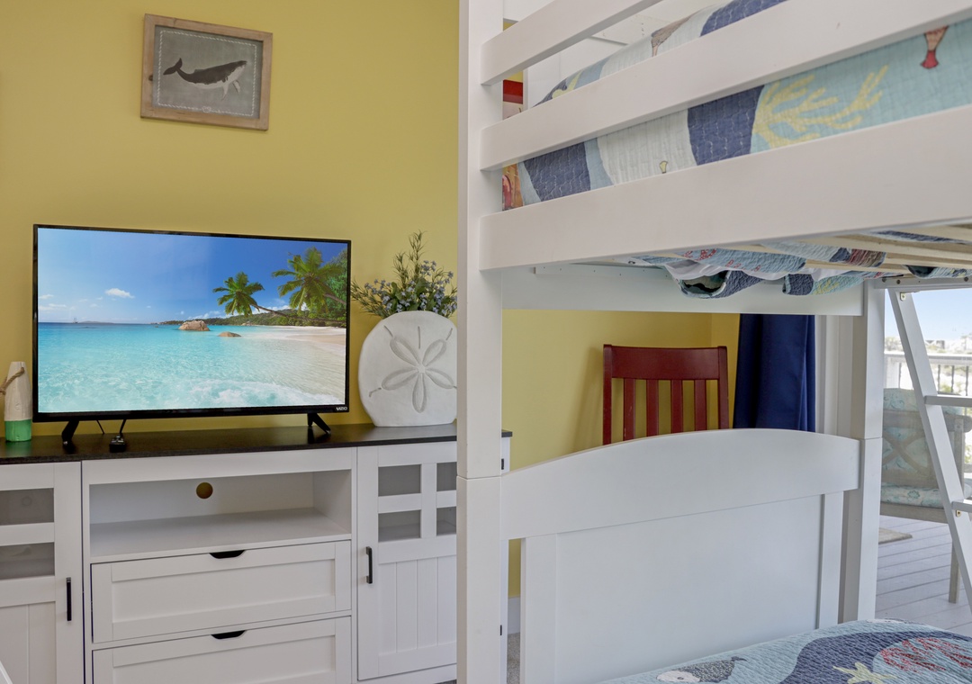 Bedroom 1 with TV