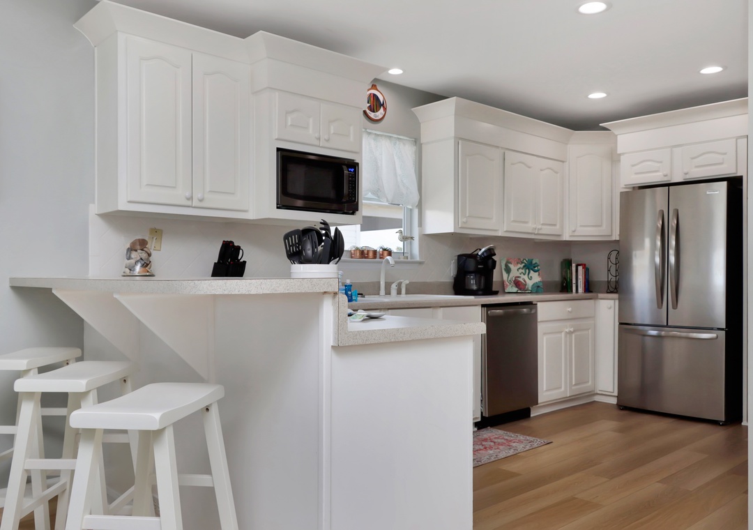 Kitchen with Bar Seating