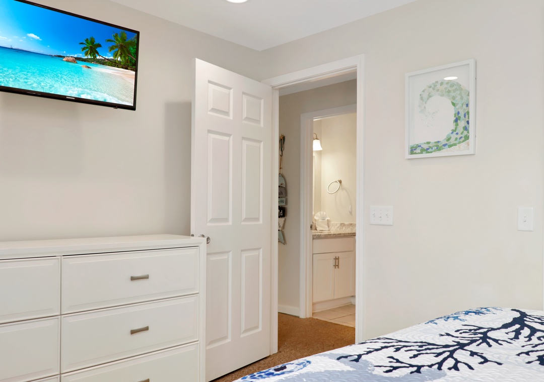 Bedroom 2 with Full Bath Across the Hall