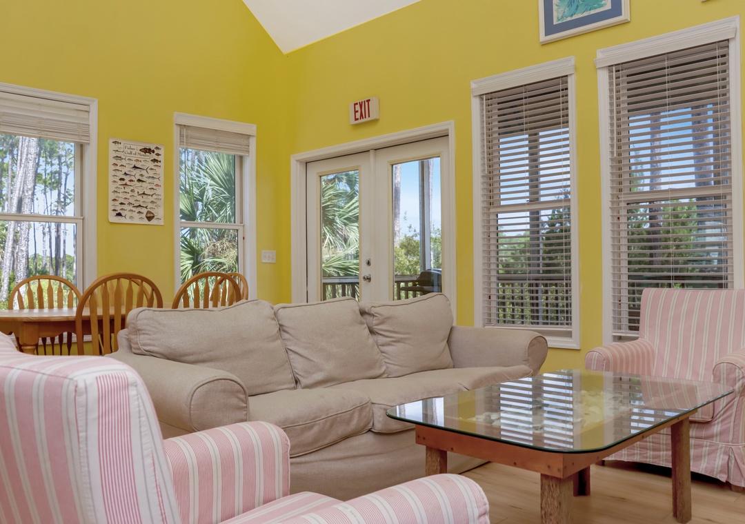Living Room and Dining Area