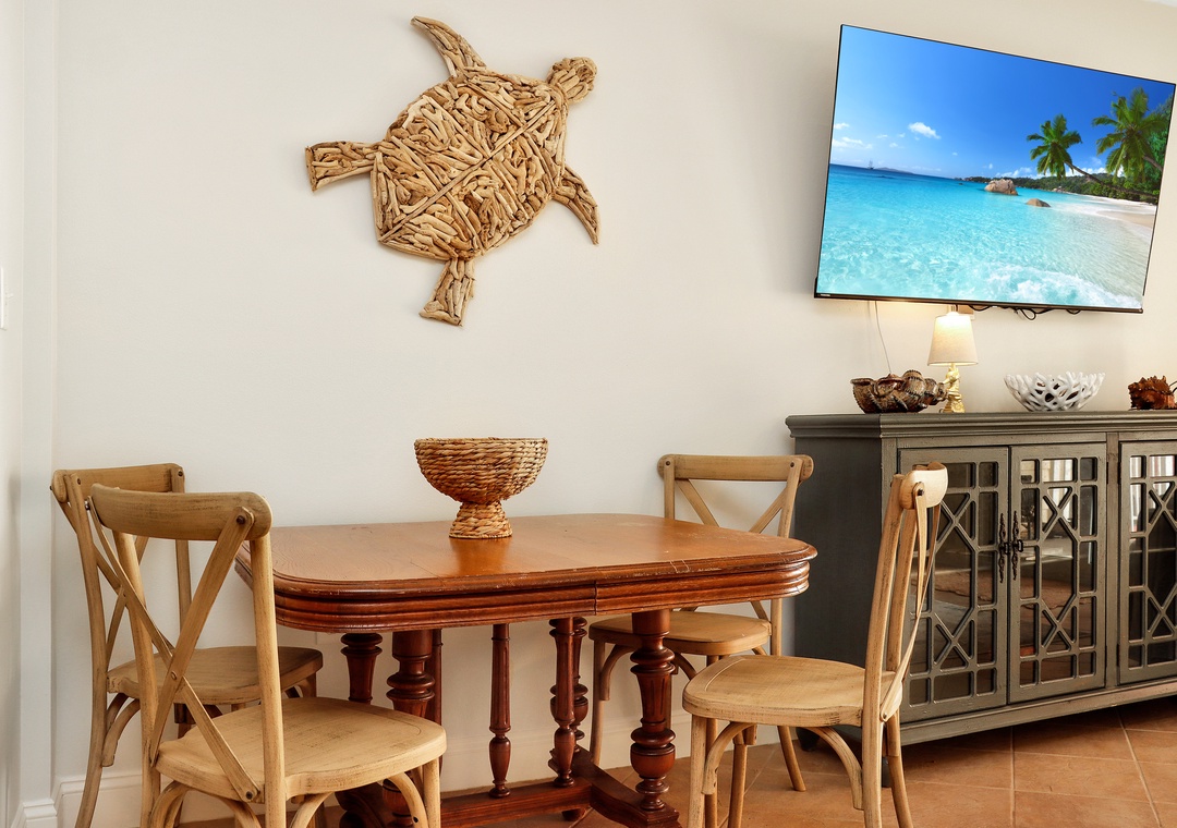 Dining Area and TV