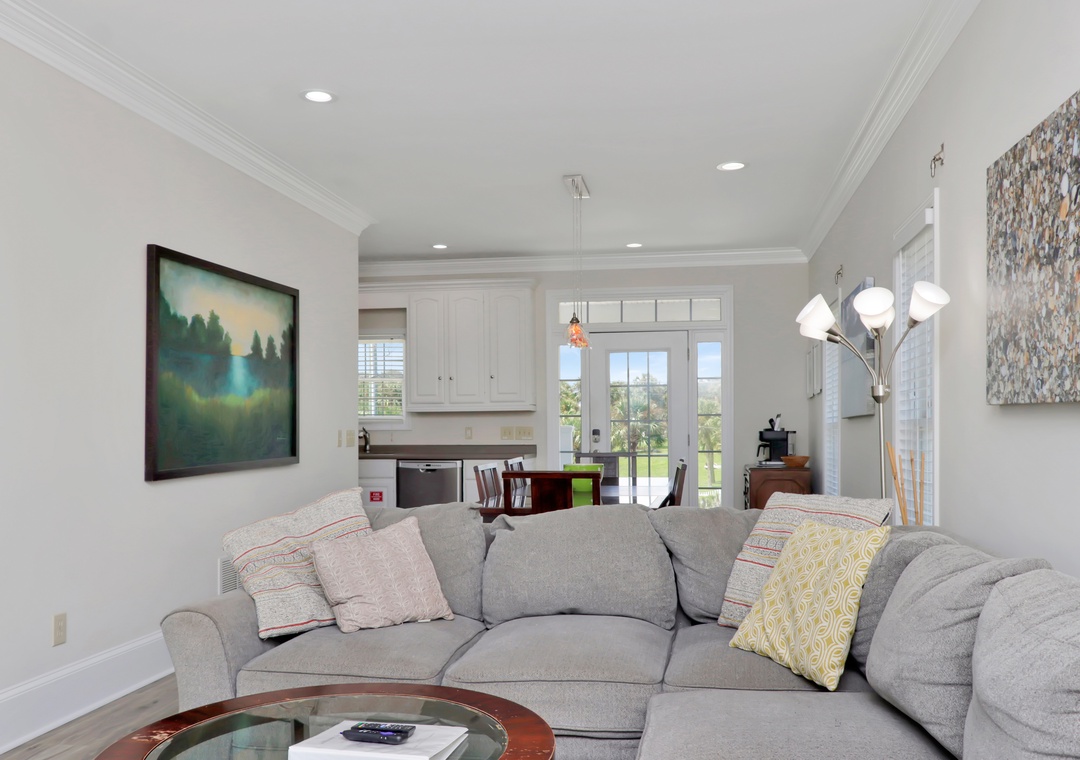 Living Room and Dining Area